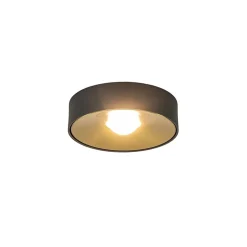 Plafondlamp Bright 15 zwart/matgoud