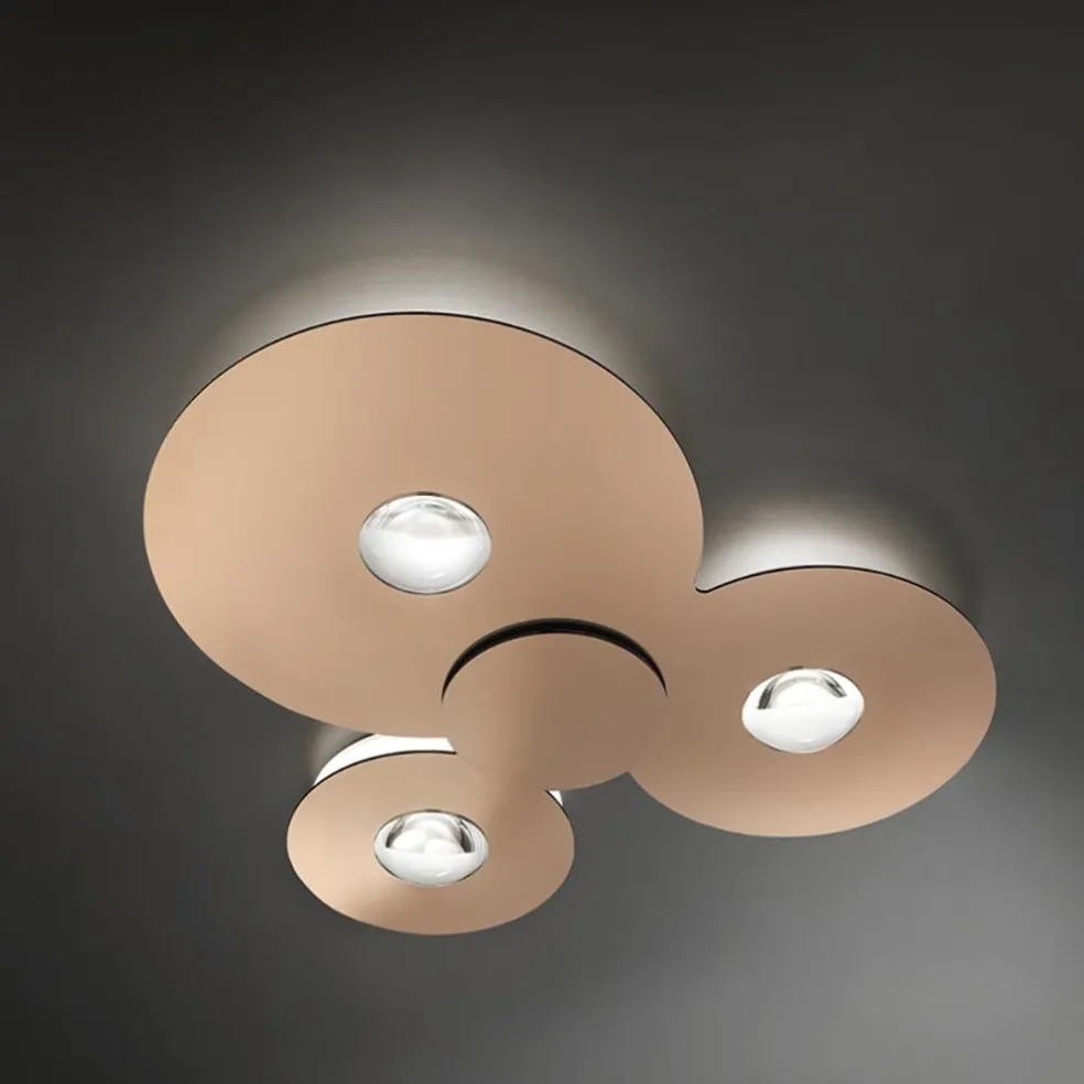 Plafondlamp Bugia Triple glossy bronze
