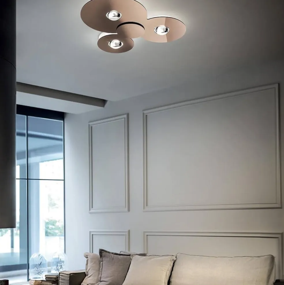 Plafondlamp Bugia Triple glossy bronze