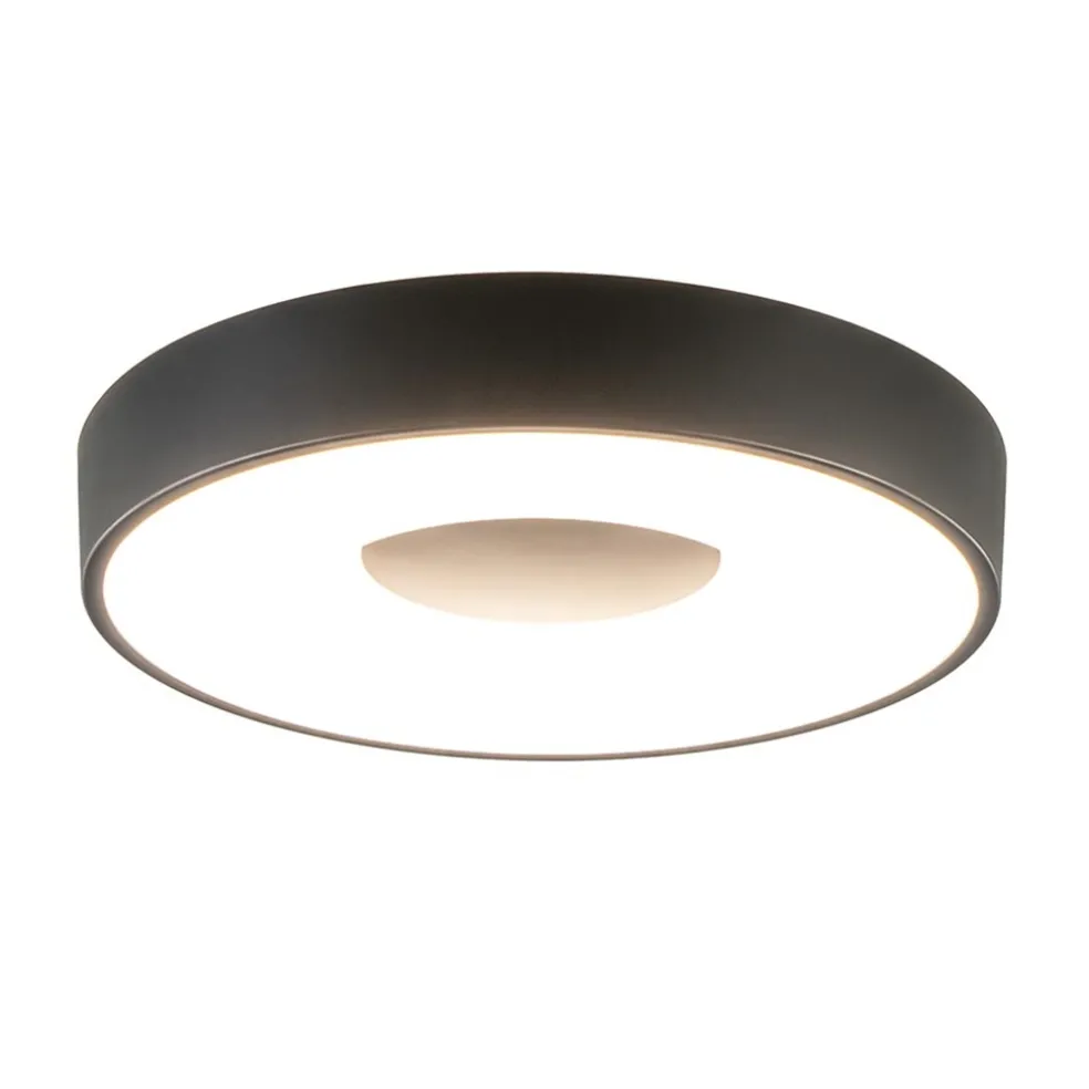 Plafondlamp Coin 38 zwart + remote CCT