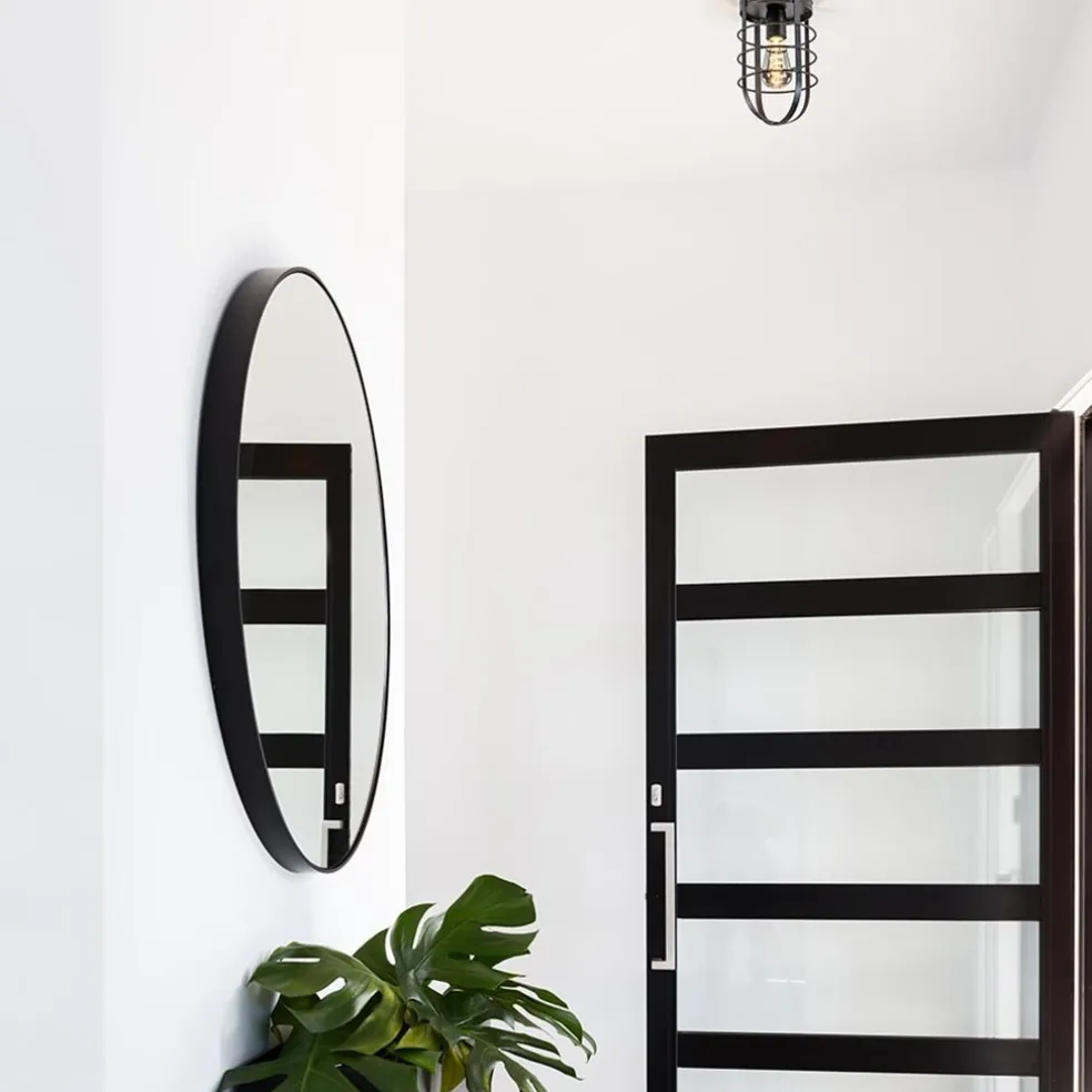 Plafondlamp kooi zwart