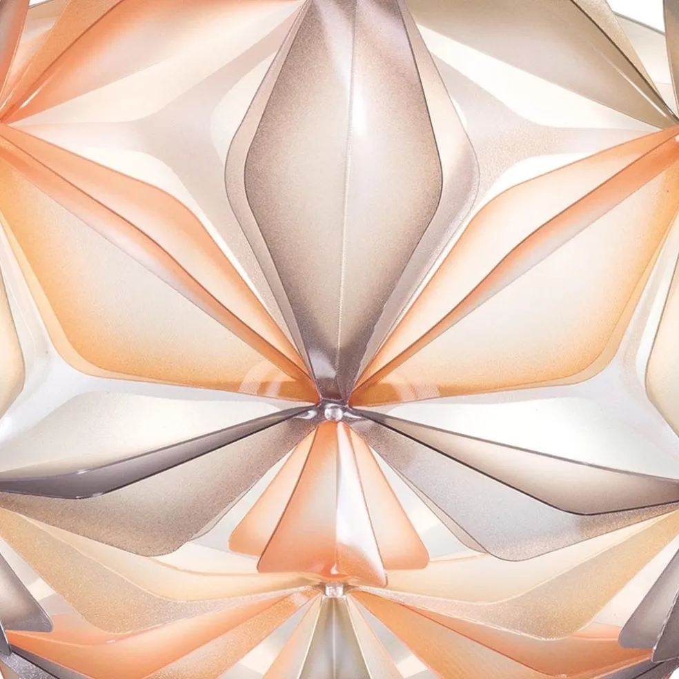 Plafondlamp LA Vie amber 50cm