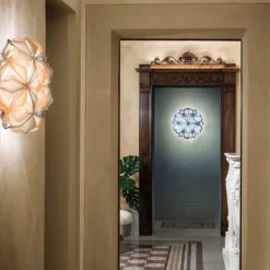 Plafondlamp LA Vie amber 50cm