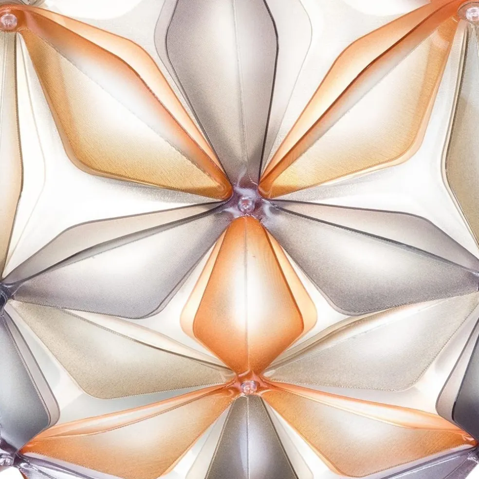 Plafondlamp La Vie amber 36cm