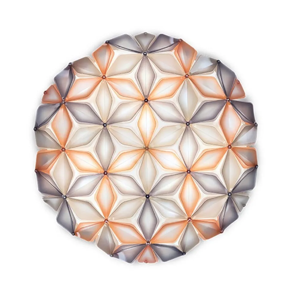 Plafondlamp La Vie amber 75cm