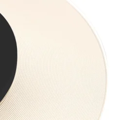 Plafondlamp Lido zwart 42cm indirect