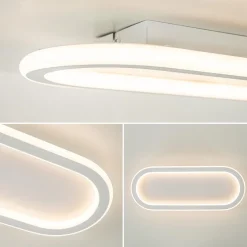 Plafondlamp Lois 40 wit 3-switch dim