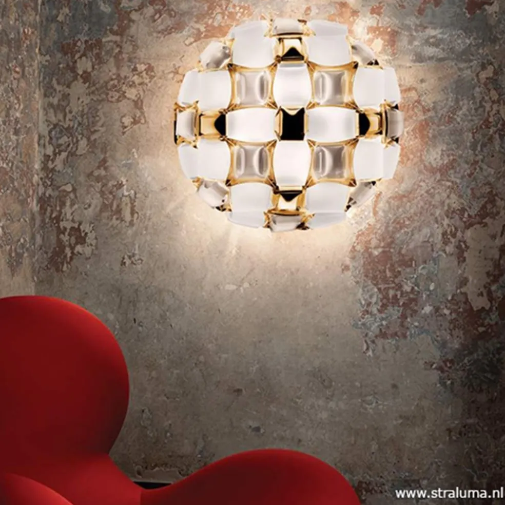 Plafondlamp Mida 50cm gold