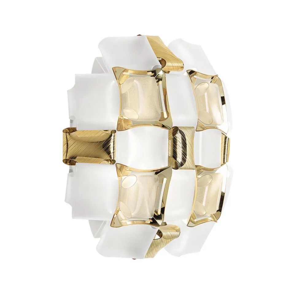 Plafondlamp Mida gold 32cm