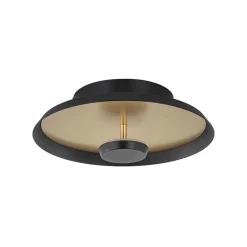 Plafondlamp Oro 25cm zwart/goud