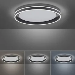 Plafondlamp Q-Vito 59 zwart smart+remote