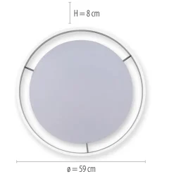 Plafondlamp Q-Vito 59 zwart smart+remote