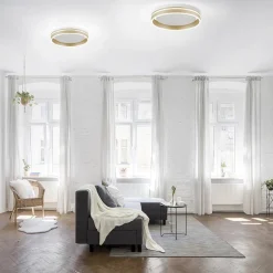 Plafondlamp Q-Vito 40cm matgoud smart + remote