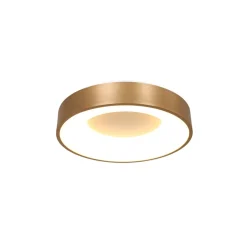 Plafondlamp Ringlede 30cm matgoud