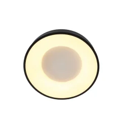 Plafondlamp Ringlede zwart