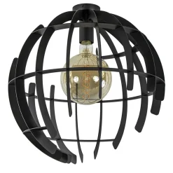Plafondlamp Terra 60cm zwart