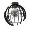 Plafondlamp Terra 35cm zwart