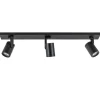 Plafondspot balk 3-lichts zwart ex.gu10