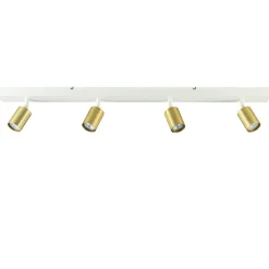 Plafondspot Bounce 4L balk wit/matgoud