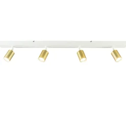 Plafondspot Bounce 4L balk wit/matgoud