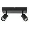 Plafondspot Bounce 2L balk zwart