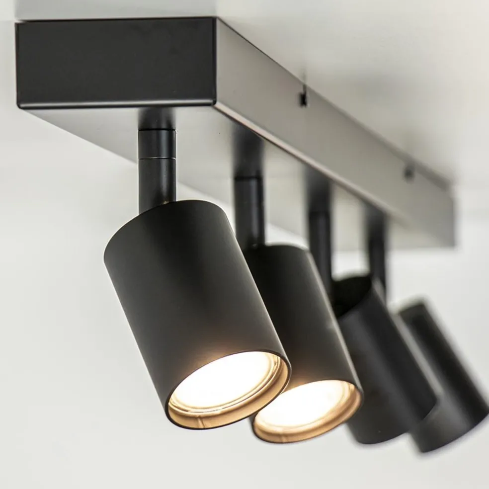 Plafondspot Bounce 4L balk zwart