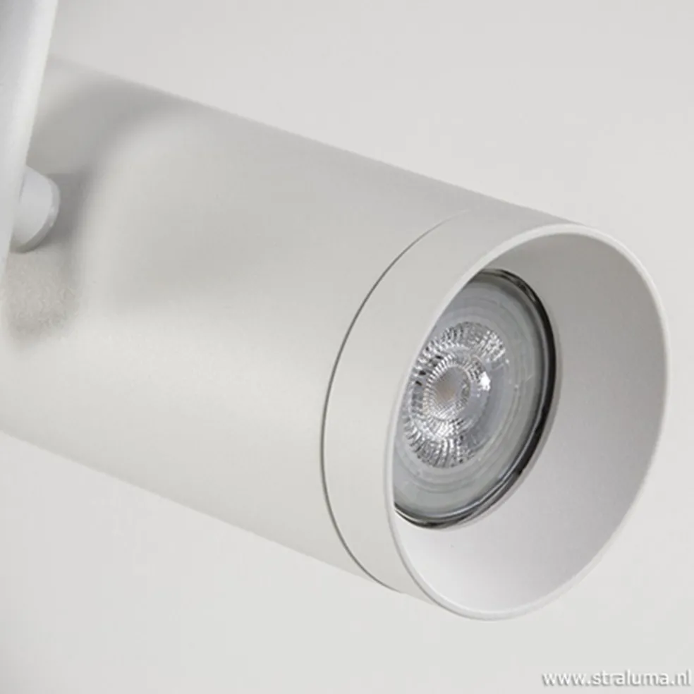 Plafondspot cilinder hoog wit gu10
