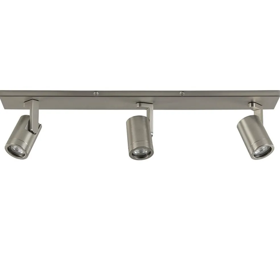 Plafondspot Halo 3L balk rvs gu10