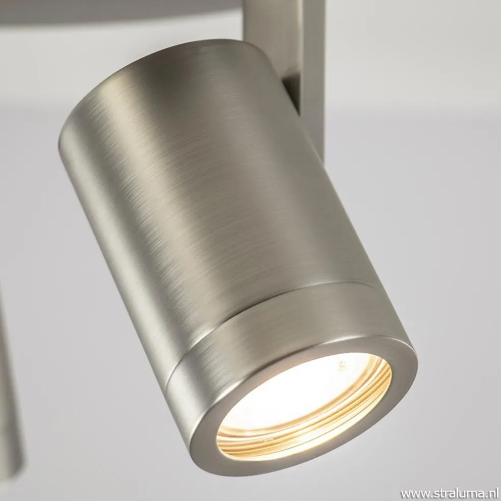 Plafondspot Halo 3L rond rvs