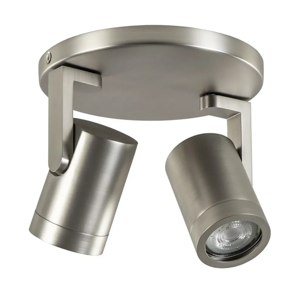 Plafondspot Halo 2L rond rvs