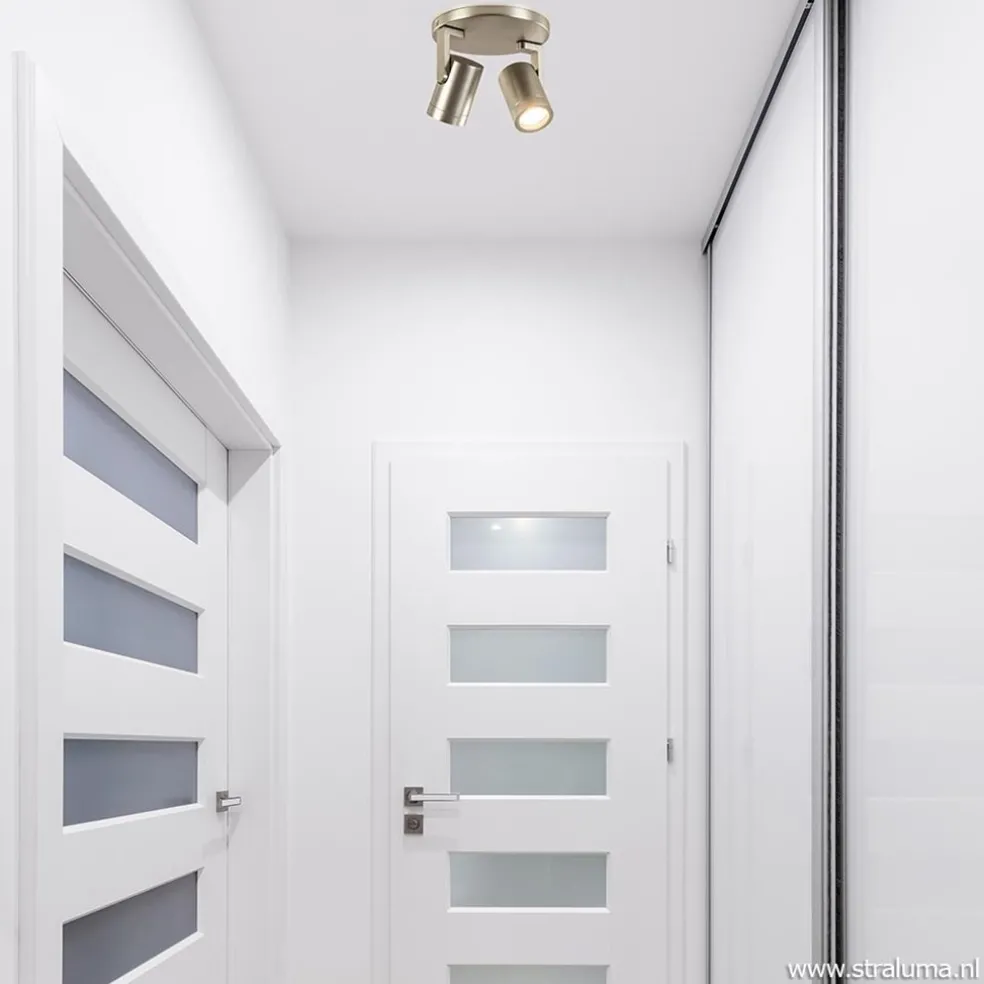 Plafondspot Halo 2L rond rvs