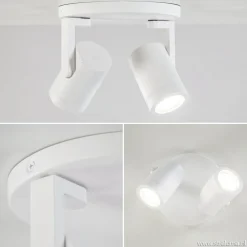 Plafondspot Halo 2L rond wit