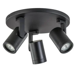 Plafondspot Halo 3L rond zwart