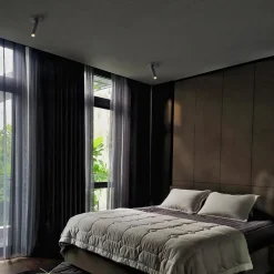 Plafondspot 1-lichts mat zwart/goud