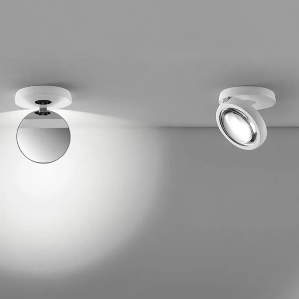 Plafondspot Nautilus wit/chroom