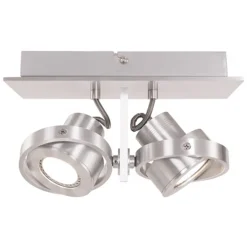 Plafondspot Quatro 2L alu led incl.gu10