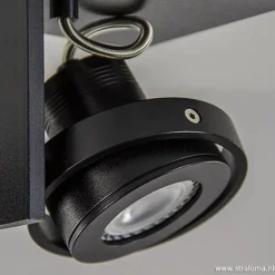 Plafondspot Quatro 1L zwart incl.gu10