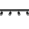 Plafondspot Razza 4L balk zwart gu10