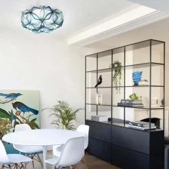 Plafond-/wandlamp La Vie blue 50cm