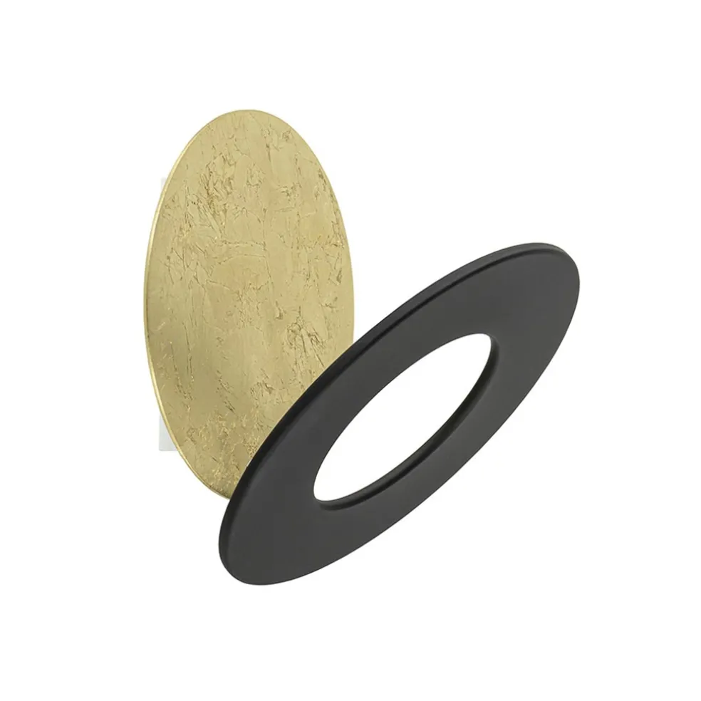 Plafond/wandlamp Vera 21 goldleaf/zwart