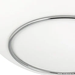 Plafonnière Tornado chroom/wit 30cm IP44