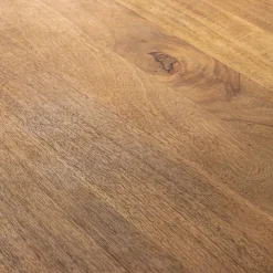 Rechthoekige eettafel mango hout met kruispoot