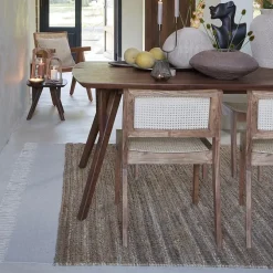 Rechthoekige eettafel Quenza acaciahout 200x100 cm