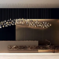 Retro design hanglamp smoke glas met LED