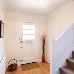 Ronde 2-lichts opbouwspot wit metaal verstelbaar