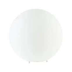 Ronde tafellamp opaal glas 30 cm