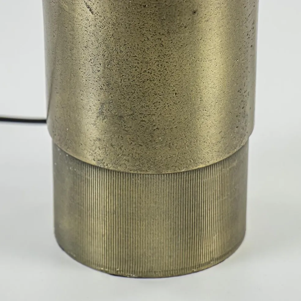 Ruw antiek bronzen lampvoet Savi exclusief kap