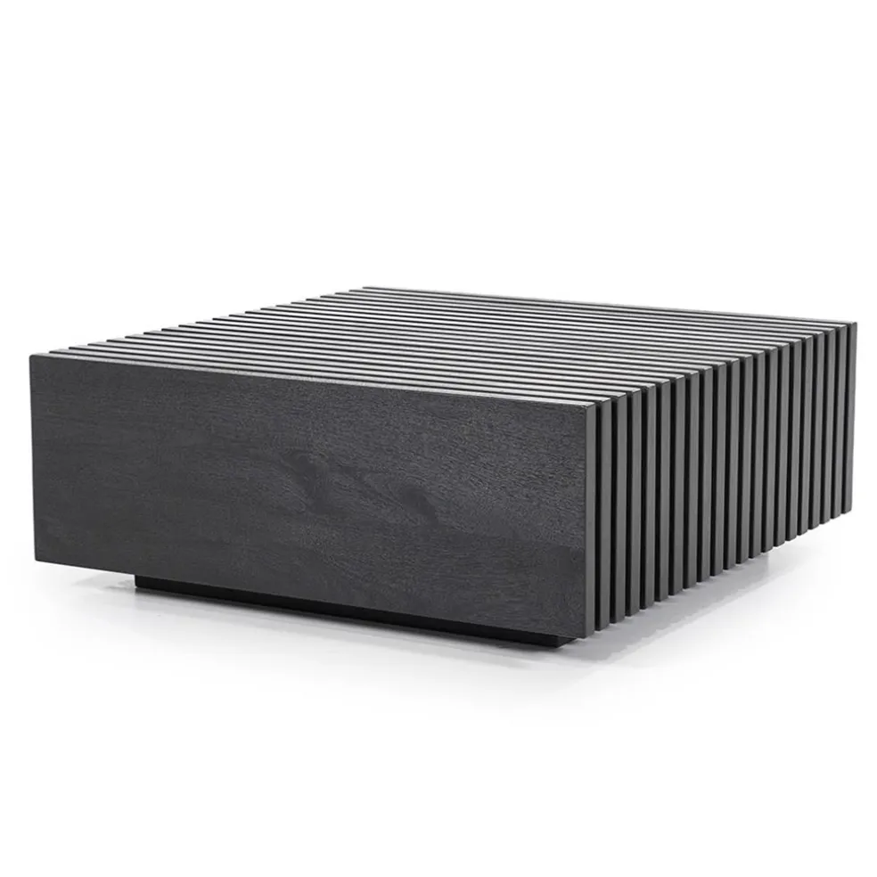 Salontafel Tom zwart hout