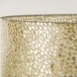 Schelpen vloerlamp met metaal groot