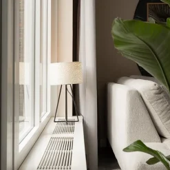 Sfeervolle tafellamp met schelpen kap